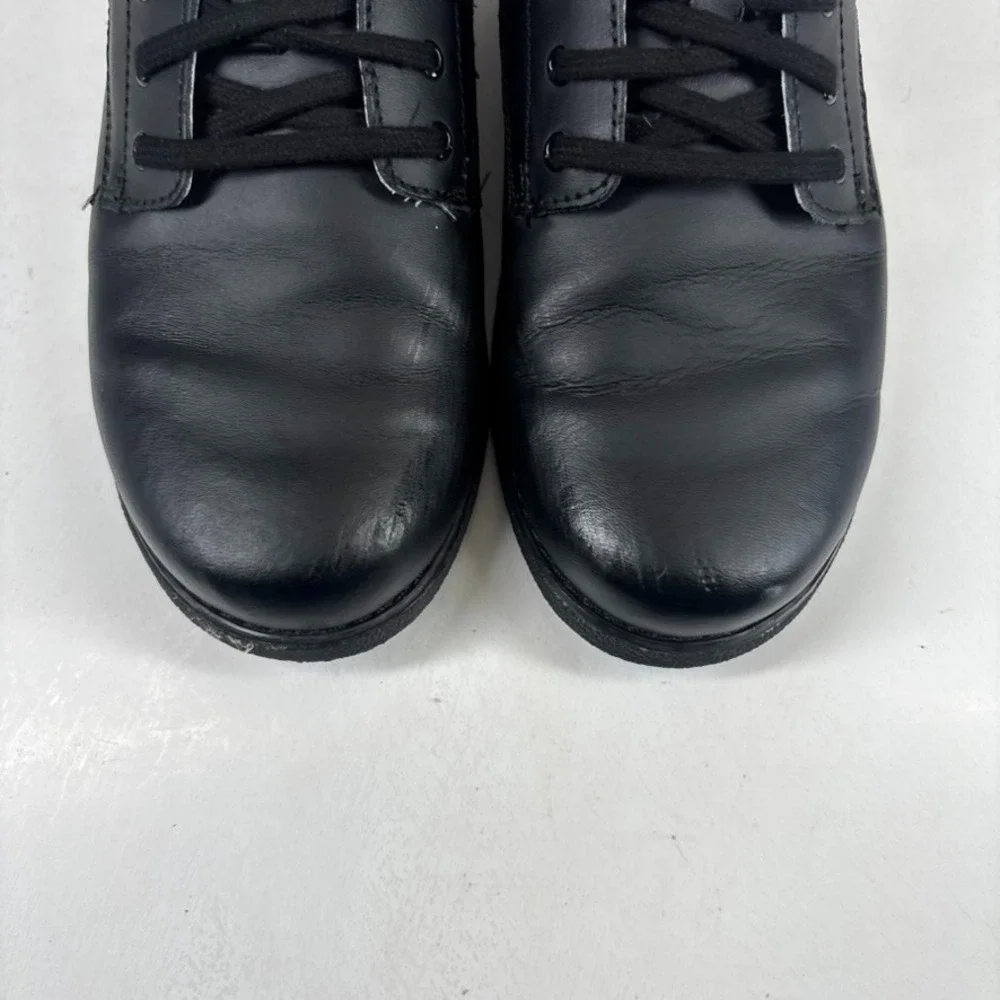 pediped Flex Storm Boys US Size 6Y/38 Black Leather Oxford Dress School Shoes